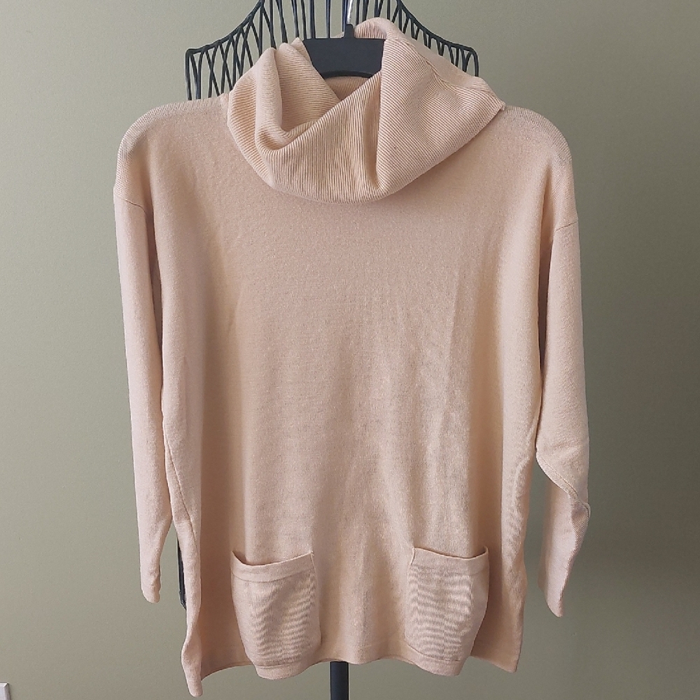 Marks & Spencer Cream Cowl Neck Sweater